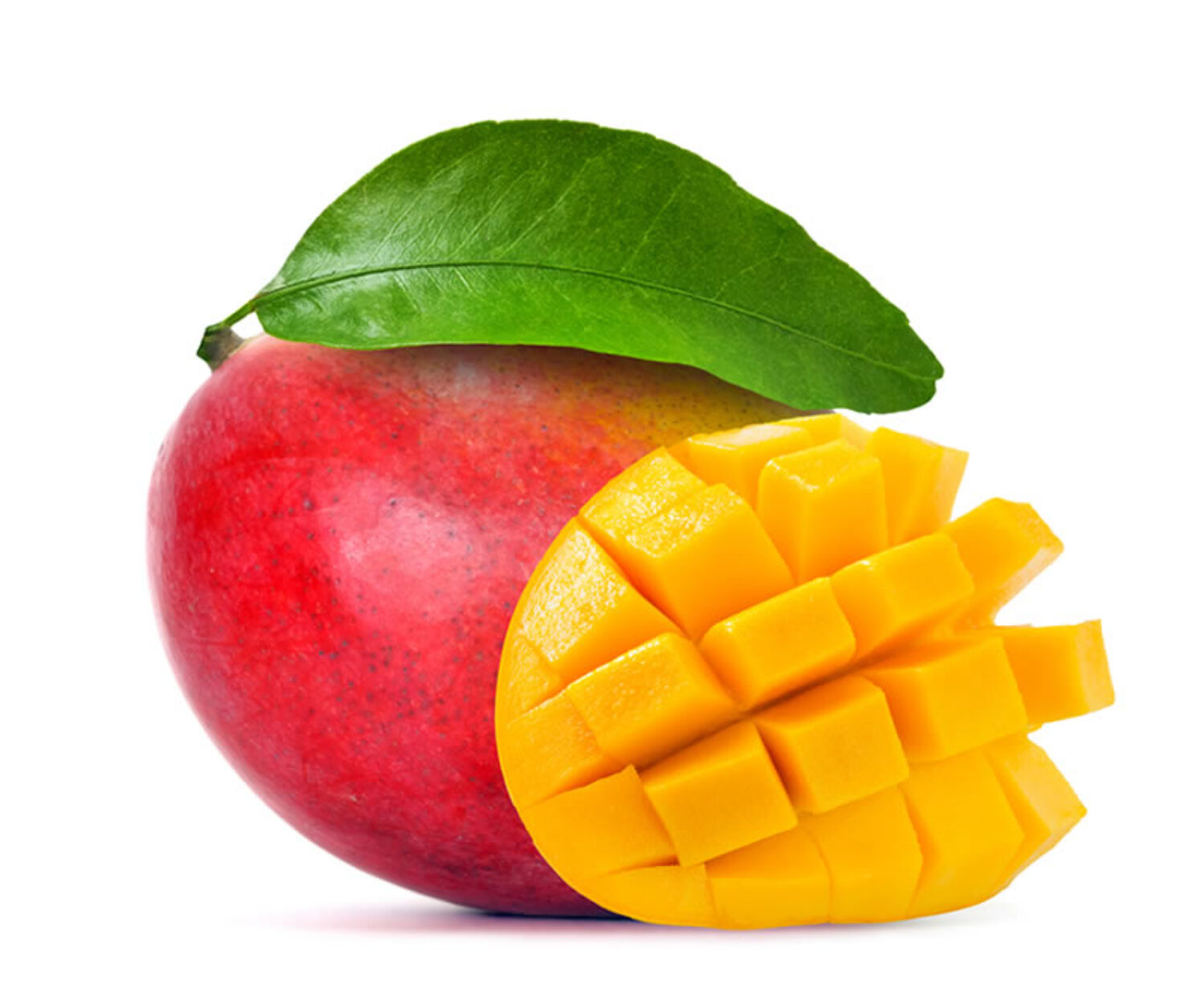 Fruta mango. Zumo de mango.
